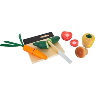Bild av Small Foot Wooden Cut and Play Food Vegetables Set 1