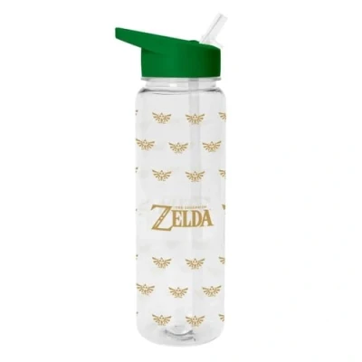 Bild av The Legend of Zelda vattenflaska (Hyrule Crest Design) 700 ml plastvattenflaska, flickor vattenflaska, pojkar barnvattenflaska officiella varor