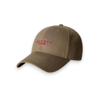 Bild av Hackett London for man. HM0400074 Olive green Contrast Brand cap (OSFA), Casual, Cotton