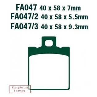 Bild av EBC Brakes FA047TT Jeu de plaquettes frein