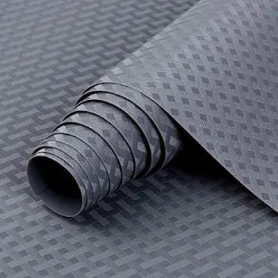 Bild av Shelf Liner kökslådmattor, icke självhäftande kylskåpskläder i EVA material med vattentätt, hållbart kylskåpsbord, bordsset för skåp, lådfoder (grå, 30 cm x 300 cm)