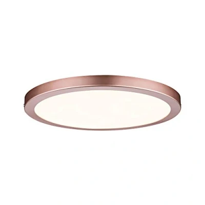 Bild av Paulmann 70872 byggpanel LED Atria rund taklampa 22 W ljus 2 700 K varm vit panel roséguld dimbar för vägg och takmontering