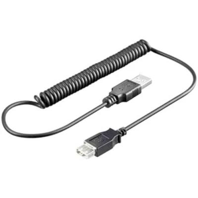 Bild av PremiumCord kupaa1kr USB 2.0 Förlängningskabel, Svart, 1 m