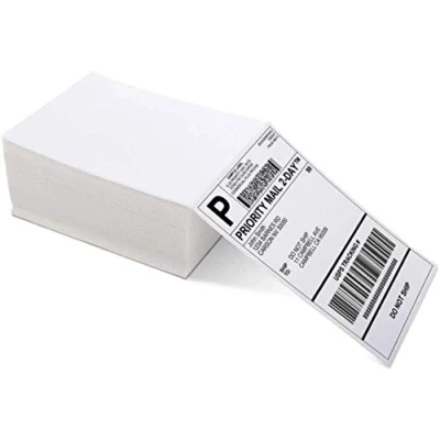 Bild av NetumScan frakt termiska etiketter, 4 x 6 tum (100 mm 150 mm), vattentäta etiketter för transport, BPA/BPS, 500 pack