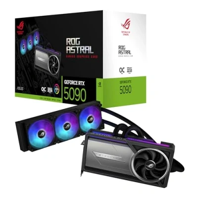 Bild av ASUS GeForce RTX 5090 ROG Astral LC OC 32GB GDDR7 RAM Grafikkort