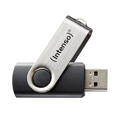Bild av Intenso Basic Line 64 GB USB minne 2.0 silver/svart