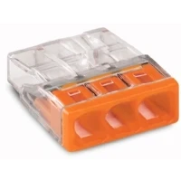 Bild av Wago 2273 203, Orange, Transparent, 14 mm, 16,7 5,8 1,017 g