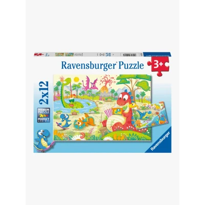 Bild av Ravensburger Pussel Dinosaurier 2x12 Bitar