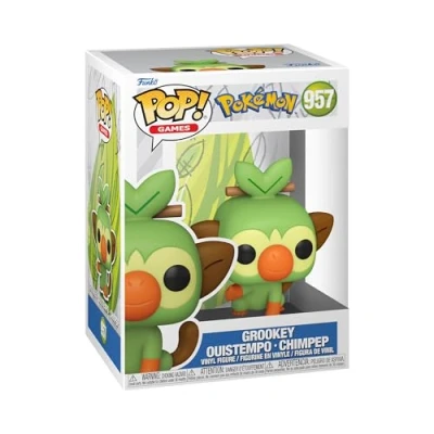 Bild av Funko POP! Spel: Pokemon Grookey Samlarobjekt vinylfigur Presentidé Officiella varor Leksaker för barn och vuxna TV spel fans modellfigur samlare display
