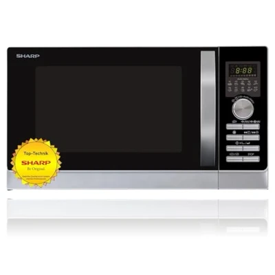 Bild av Sharp R843INW 4 i 1 Mikrovågsugn med Varmluft, Grill och Konvektion/25 L/800 W/1 000 W, 25 L, Vit