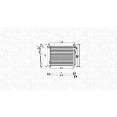 Bild av Kondensor, klimatanläggning, kia picanto i, 9760607500, 97606 07500, 9760607550, 07550