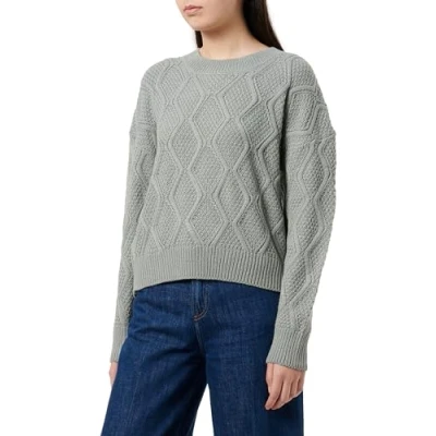 Bild av Dreimaster Strickpullover Stickad tröja, Storlek: 36, Grau melange