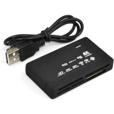 Bild av Ziyan All in ONE USB 2.0 7 i 1 kortläsare, minneskort, kortläsare CF/SD/xD/MS/SDHC, minneskortläsare, multikortläsare, adapter,