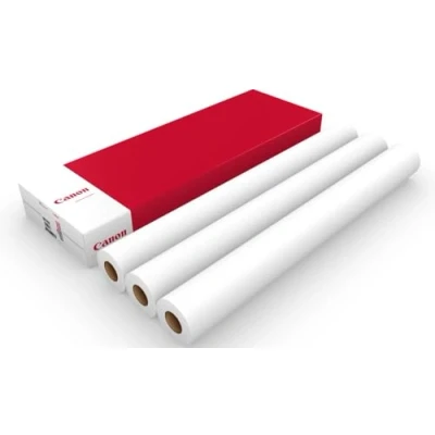 Bild av Canon Production Printing Standard Papier IJM021 Slät obestruket 113 mikron högvit rulle (91,4 cm x 50 m) 90 g/m² 3 (rullar) papper