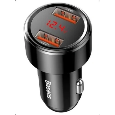 Bild av Baseus CCMLC20A 01 Chargeur voiture de téléphone mobile QC 3.0 noir