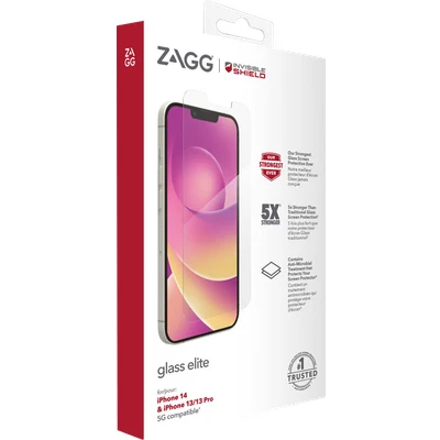 Bild av Zagg Invisibleshield Glass Elite Skärmskydd Iphone 13, 13 Pro, 14, 16e