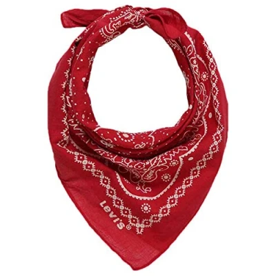 Bild av Levi&#039;s Paisley Bandana Scarf, Storlek: One Size, Regular red