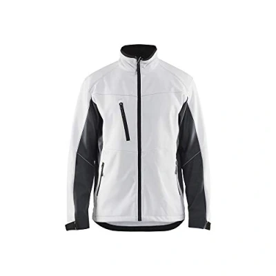 Bild av SOFTSHELLJACKA 4950 2516 VIT/MÖRKGRÅ XS Beijerbygg Byggmaterial