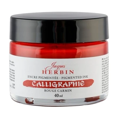 Bild av Jacques Herbin 11329T kalligrafi bläck karminröd 40 ml