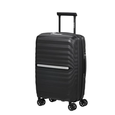 Bild av Samsonite Neo Flux Spinner S Slim, expanderbart handbagage, 55 cm, 39/45 L, svart (svart)