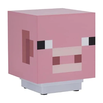 Bild av Paladone Minecraft gri med ljud Officiellt licensierade varor, rosa, 8,9 D x B 10,8 H centimeter
