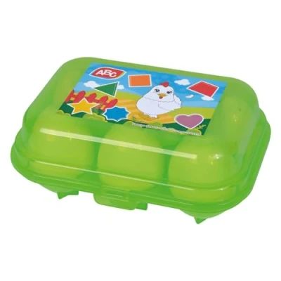 Bild av Simba 104010179 ABC äggformsorterare, 6 ägg med färgglada former att upptäcka, sortera, babyleksaker, 7 cm, från 12 månader