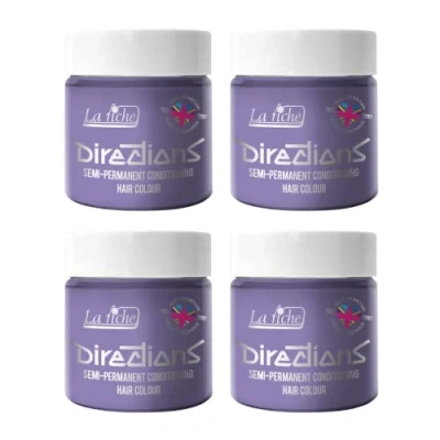 Bild av 4 x La Riche Directions semi permanent hårfärg 100 ml badkar antik malvafärg