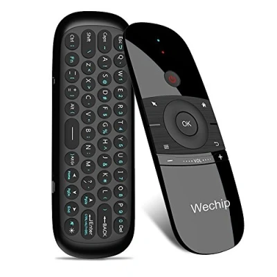 Bild av WeChip 4 i 1] universell fjärrkontroll, TV, 2,4 G rörelsesensing Controller med tangentbord, Air Mouse fjärrkontroll för Android TV boxar, smart PC, bärbar dator, projektor, HTPC, mediaspelare