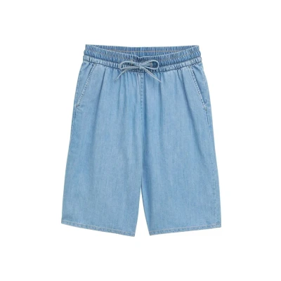 Bild av TOM TAILOR Denim bermudajeans shorts för kvinnor, 10117 använd bleached Blue Denim, XS