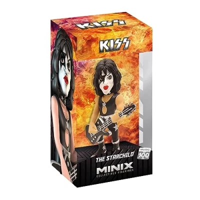 Bild av MINIX Bandai Kiss The Starchild Model Samlarobjekt figur Merchandise Range Glam Metallfigurer är fantastiska kyssgåvor för pojkar och flickor