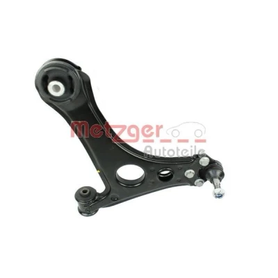 Bild av METZGER 58082402 Bras de suspension avec rotule suspension, support en caoutchouc Essieu avant droit barre oscillant transversal
