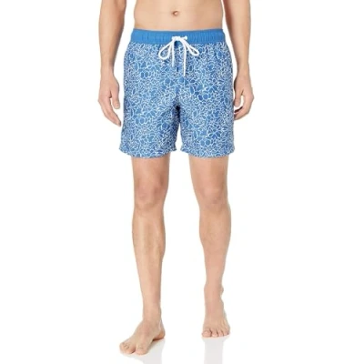 Bild av Amazon Essentials Men&#039;s Snabbtorkande badtröja 18 cm (7 tum), Ljusblått, M