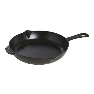 Bild av Staub Bratpfanne mit Gusseisengriff, Induktionsgeeignet, Gusseisen, Schwarz, 26 cm, 48.2 x 26.5 5.09 1 Einheiten