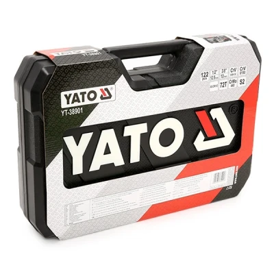 Bild av YATO YT 38901 Coffret outillage 122 12,5 (1/2&quot;), 10 (3/8&quot;)