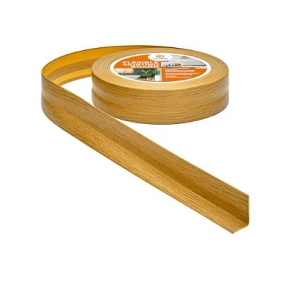 Bild av Mjuk sockellist självhäftande ek, böjlist för limning, kök badrum, 32 x 23 mm, 5 meter