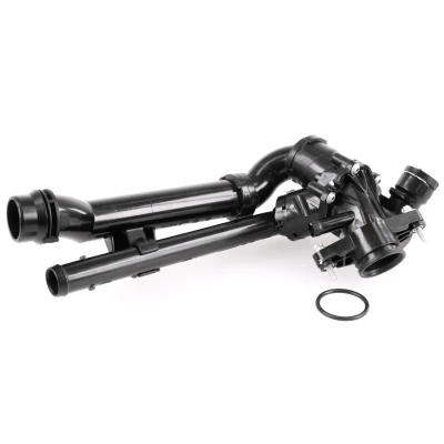 Bild av VEMO V30 99 0208 Boîtier du thermostat sans joint d&#039;étanchéite avec capteur, flasque/bride/rebord MERCEDES BENZ: Classe C Berline, E Coupe