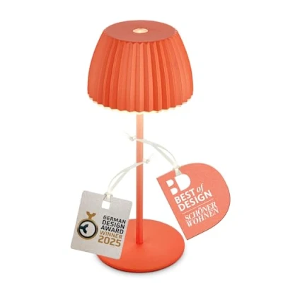 Bild av Briloner LED bordslampa Brilo unplugged Riffle, orange
