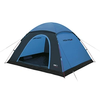 Bild av High Peak kupoltält monodome XL, campingtält för 4 personer, iglotält, festivaltält med badbotten, 1 500 mm vattentätt, fristående, hög ventilation, myggnät