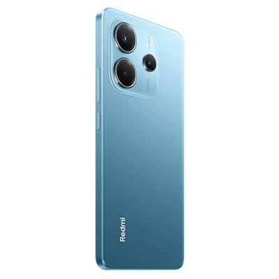 Bild av Xiaomi Redmi Note 14 smartphone, 8+256GB, blått, 108 MP AI kamerasystem, 5 500 mAh batteri, 120Hz ögonvårdsdisplay, funktioner (ingen laddning ingår)