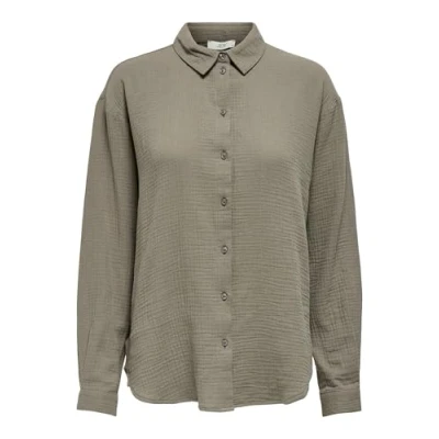Bild av JDYTHEIS Life L/S lös skjorta WVN NOOS, Brindle, S