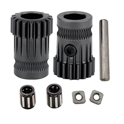 Bild av POLISI3D Extruder för 3D skrivare, härdat stål, MK3 drivväxellåda, dubbla kugghjulsset, DriveGears extruderingshjul kompatibel med Upgrade Prusa i3 MK2/MK2S/MK2.5 MK3S skrivare
