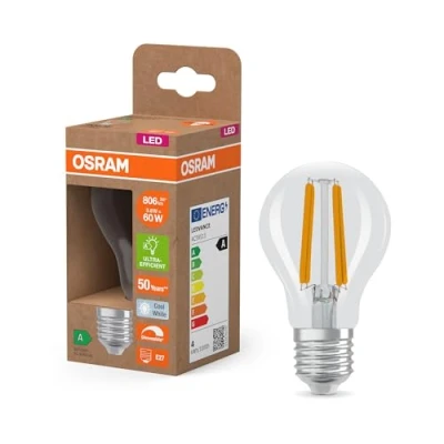 Bild av OSRAM LED filamentlampa E27 3,8W 4000K dimbar