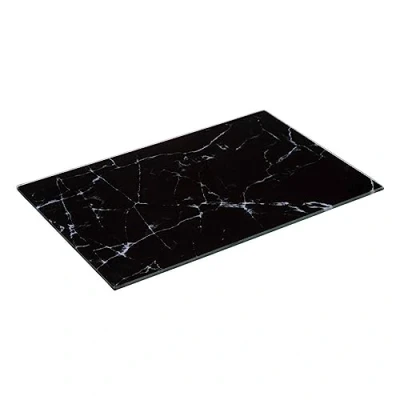 Bild av 5 five simply smart fem skärbräda glas 30x20 cm svart marmoreffekt
