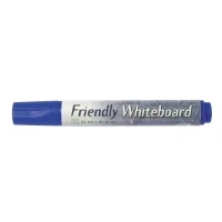 Bild av Friendly Whiteboardpenna, icke permanent, alkoholbaserat bläck, mediumspets, blå