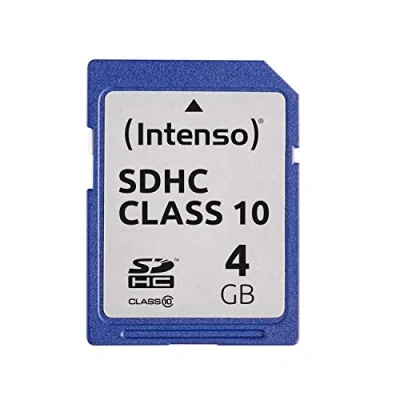 Bild av Intenso 4 GB SDHC minneskort, 20 MB/s, Blå