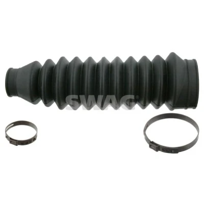 Bild av SWAG 30 80 0066 Jeu de joints soufflets, direction Caoutchouc Essieu avant gauche, droit avec colliers VOLKSWAGEN: GOLF 1 Cabriolet