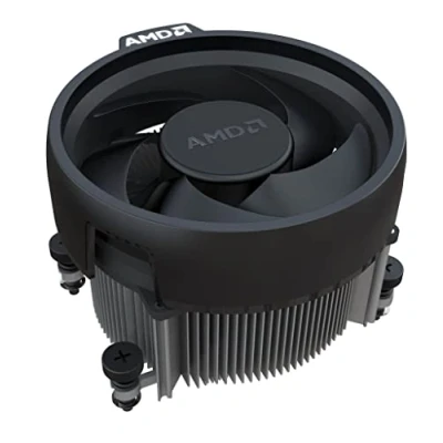 Bild av AMD Wraith Stealth Socket AM4 4 stiftskontakt CPU kylare med aluminiumkylfläns och 3,93 tums fläkt (smal)
