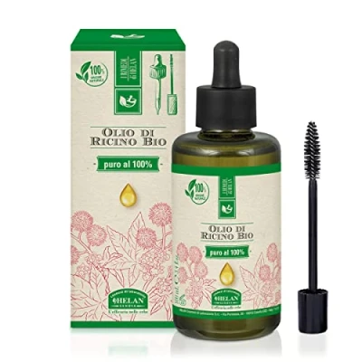 Bild av Helan, ekologisk ricinolja, kallpressad, för ögonfransar och ögonbryn, naglar, nagelband, 100 ml