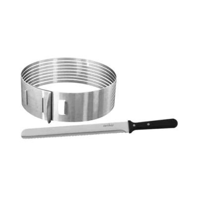 Bild av Ensemble de 2 ustensiles pâtisserie pour layer cakes Zenker ref. 7704