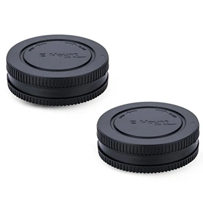 Bild av JJC Kroppslock + bakre linsskydd set för Sony E Mount spegellös utbytbar lins kameror och linssystem (2 set)